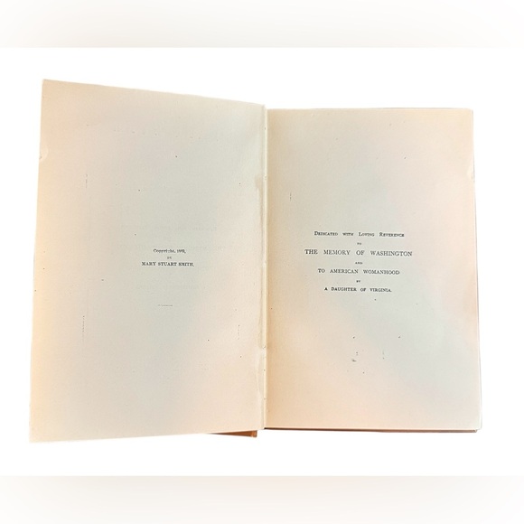 1889 1st Edition “Lang Syne or The Wards of Mount Vernon” by Mary Stuart Smith - Picture 5 of 7